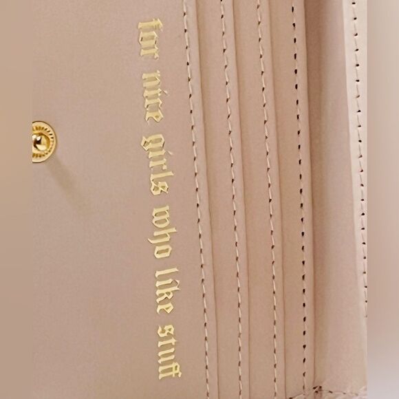 Juicy Couture Beigh with Pink Spring Fling Multicompartment Bifold - Picture 4 of 5